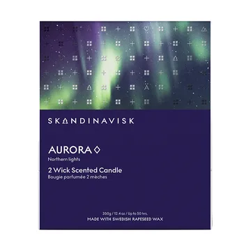 Aurora αρωματικό κερί - 350 g, 2 φυτίλια - Skandinavisk
