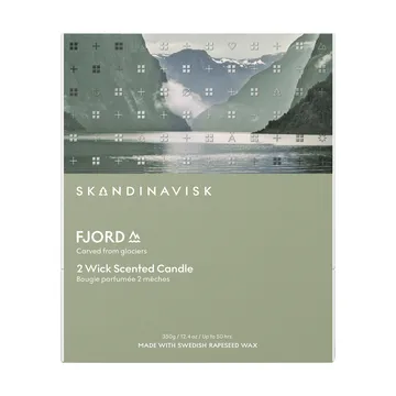 Fjord αρωματικό κερί - 350 g, 2 φυτίλια - Skandinavisk