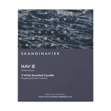 Hav αρωματικό κερί - 350 g, 2 φυτίλια - Skandinavisk