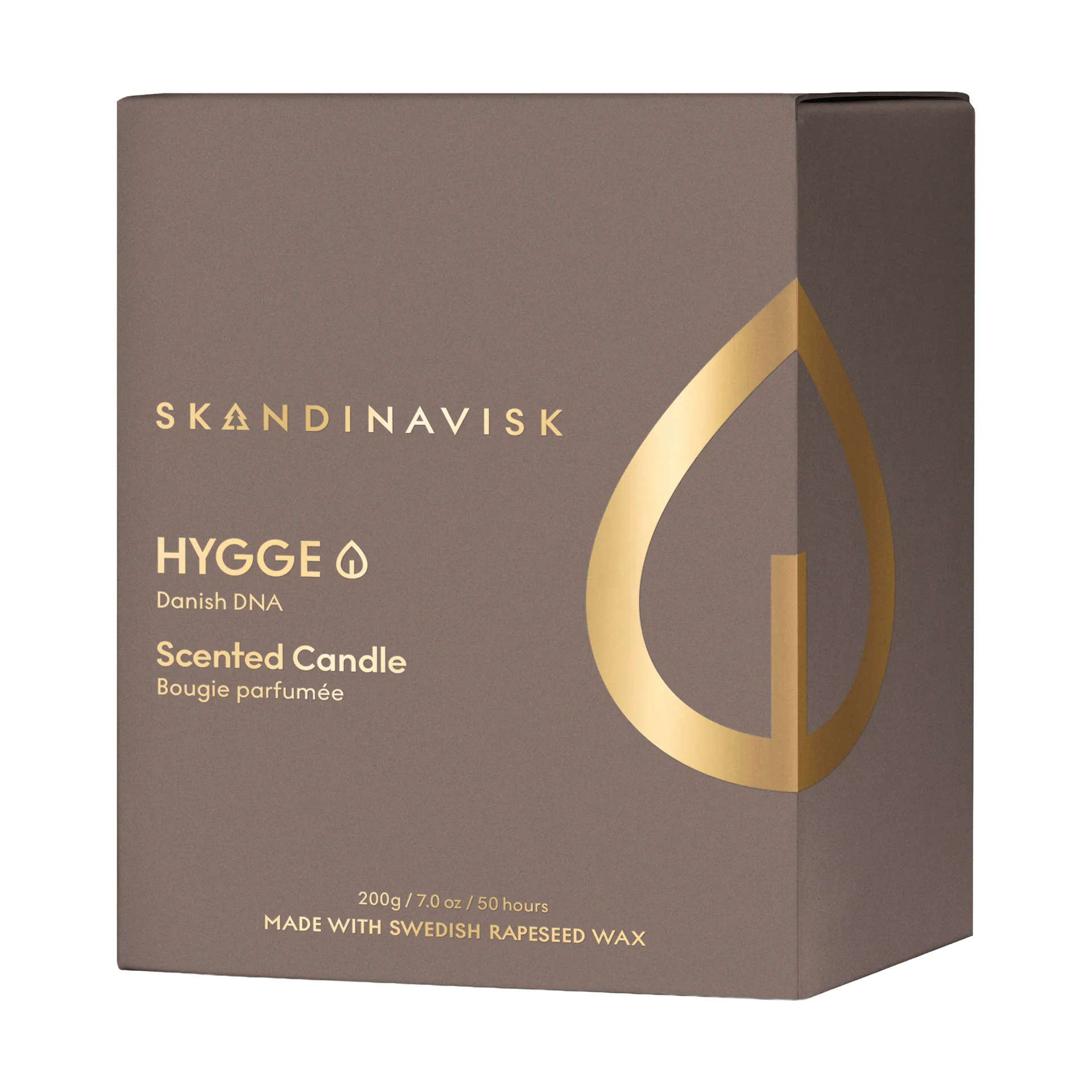 Hygge Gold Symbol αρωματικό κερί, 200 g Skandinavisk