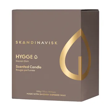 Hygge Gold Symbol αρωματικό κερί - 200 g - Skandinavisk