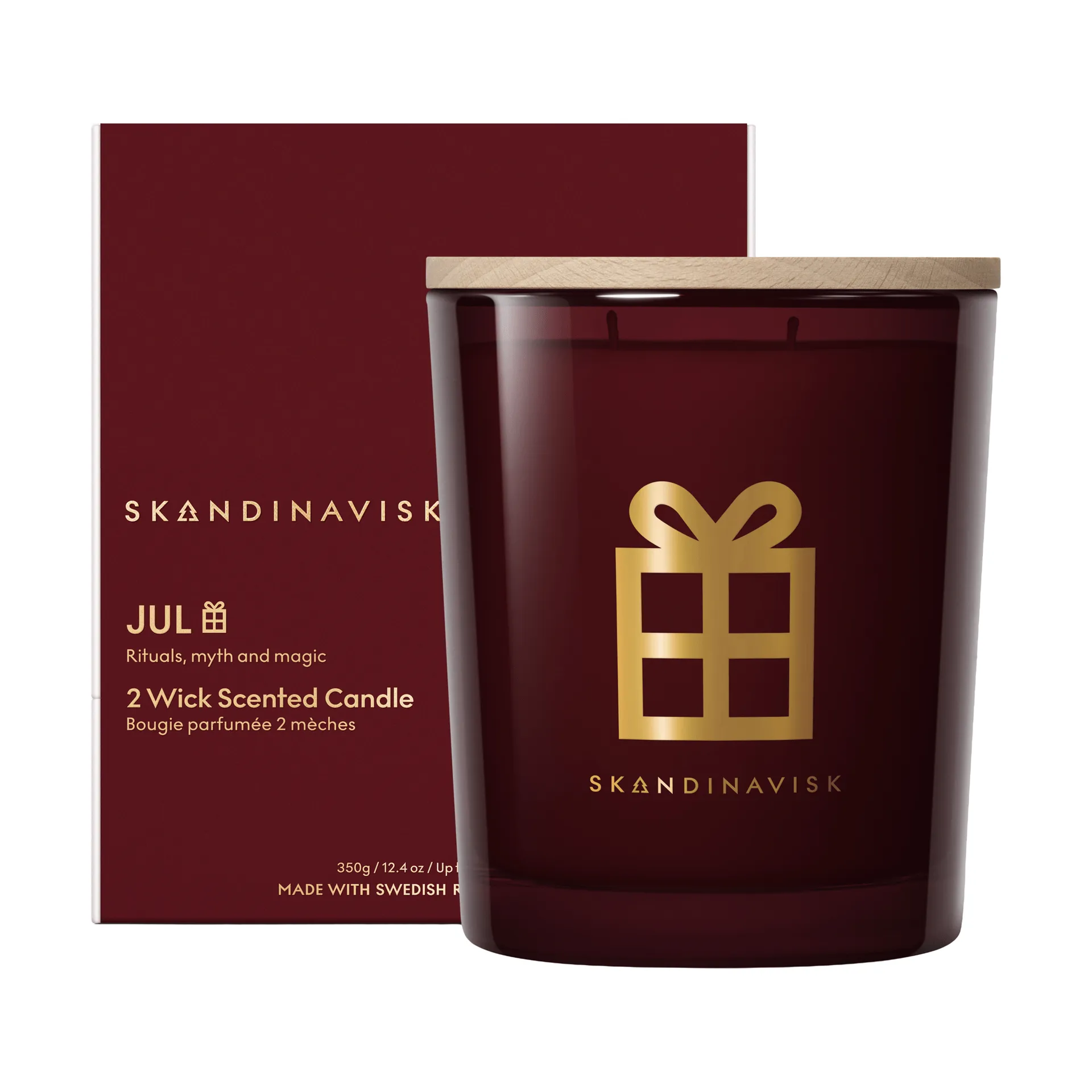 Jul Gold Symbol αρωματικό κερί, 350 g, 2 φυτίλια Skandinavisk