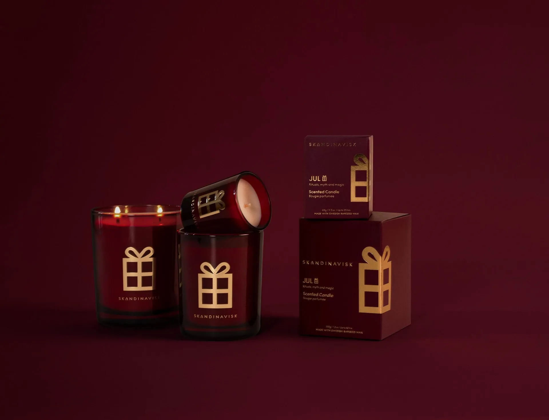 Jul Gold Symbol αρωματικό κερί, 65 g Skandinavisk