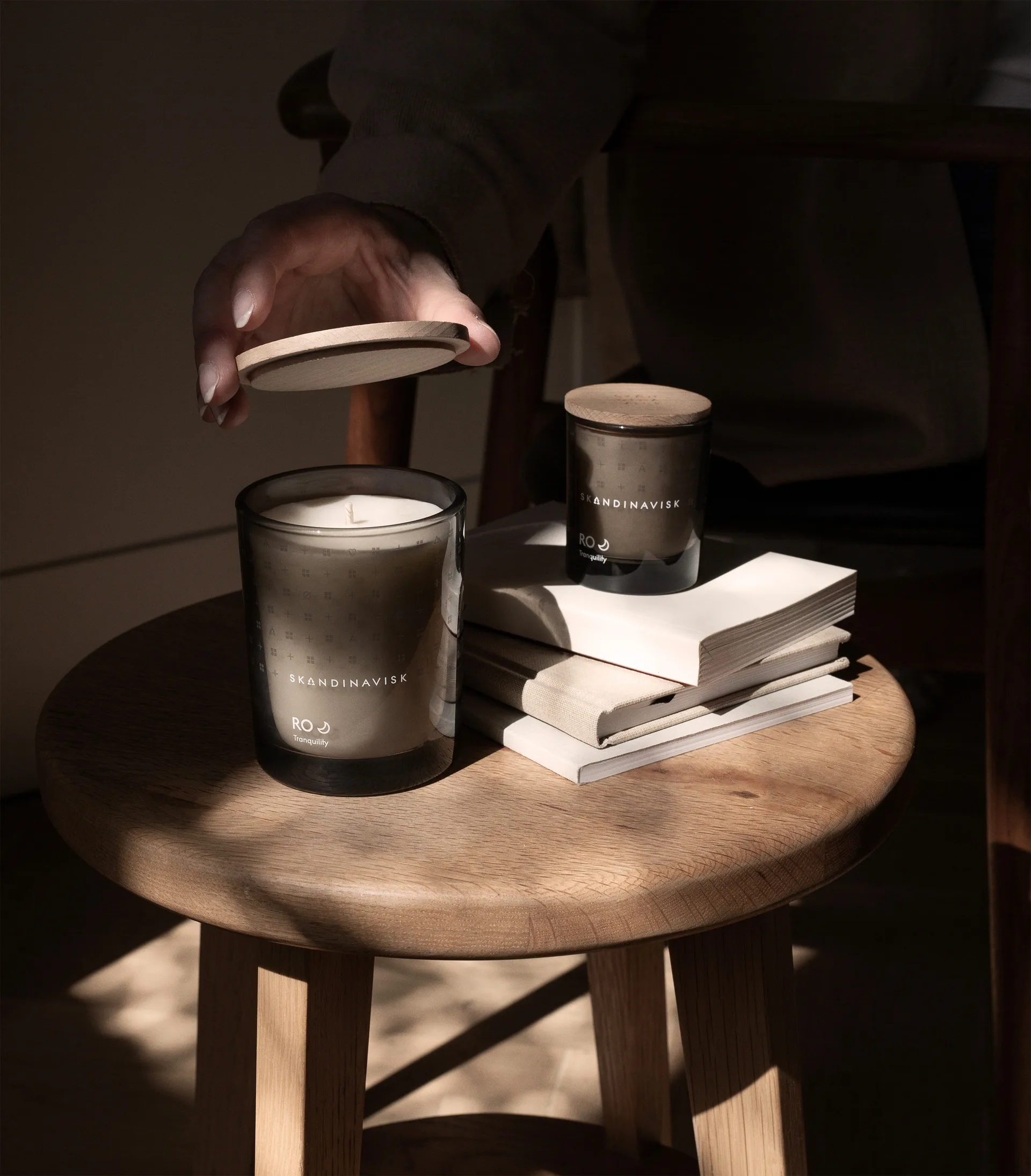 Ro αρωματικό κερί με καπάκι, 200 g Skandinavisk