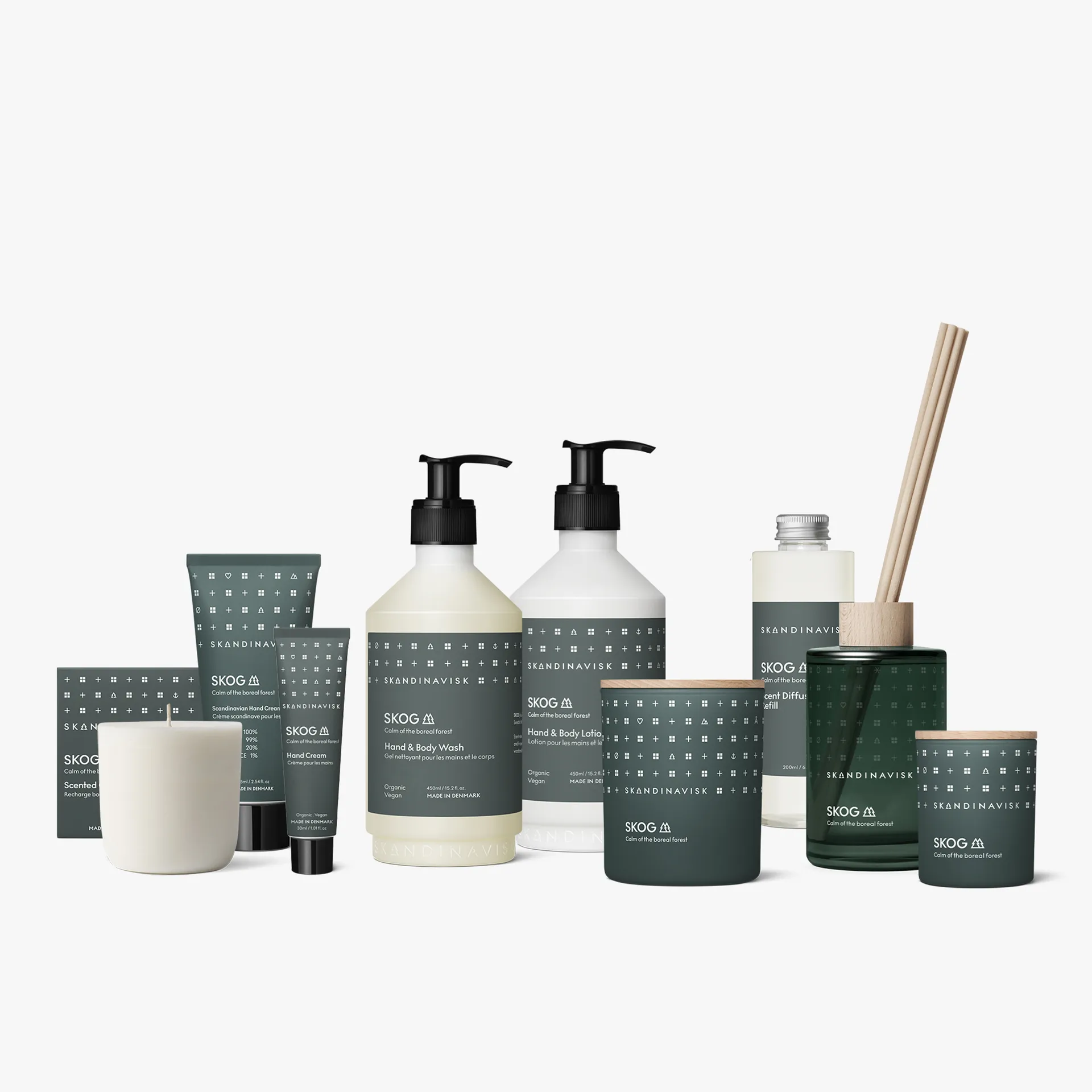 Αρωματικό κερί με δυνατότητα αναπλήρωσης, Skog, 200 γραμ. Skandinavisk