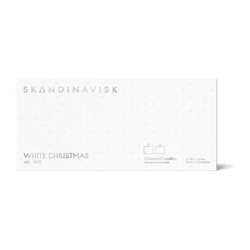 White Christmas Μίνι σετ δώρου κεριών 2 τεμάχια - 2x90g - Skandinavisk