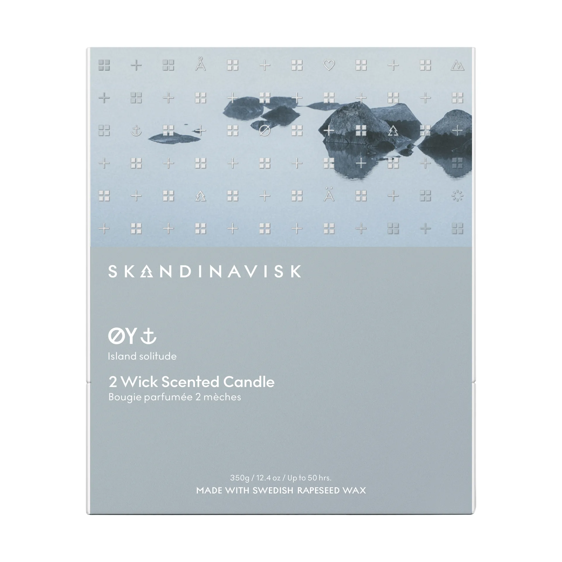 Øy αρωματικό κερί, 350 g, 2 φυτίλια Skandinavisk