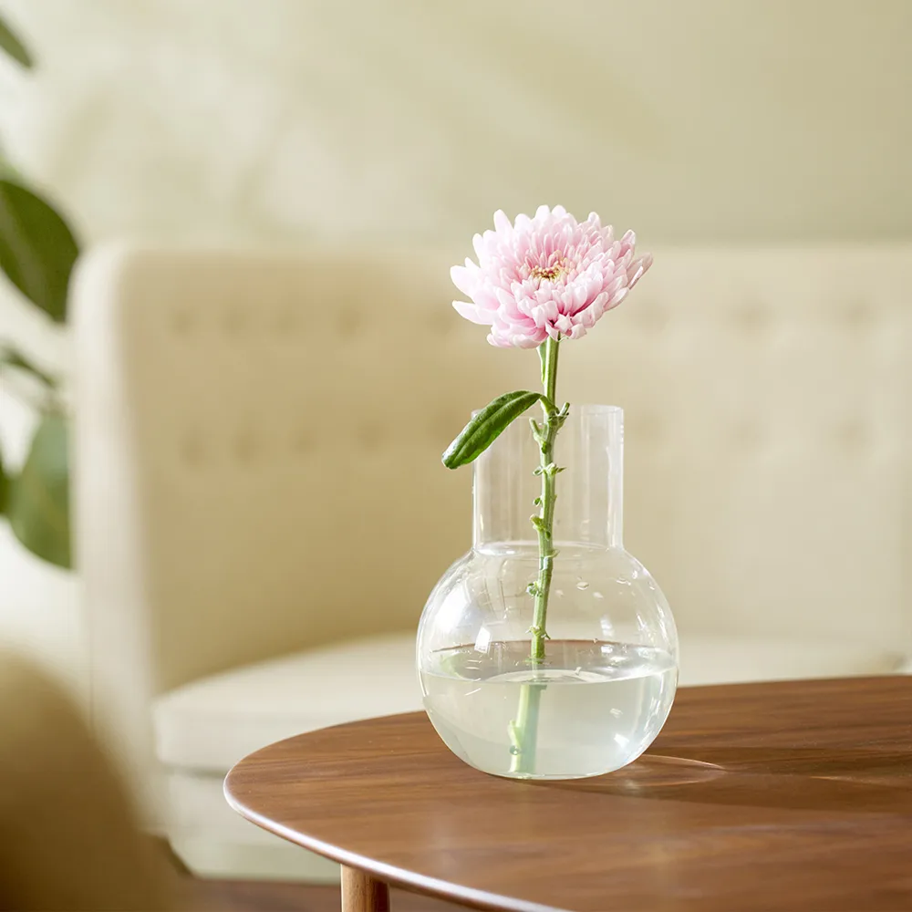 Pallo βάζο, Διαφανές 20 cm Skrufs Glasbruk