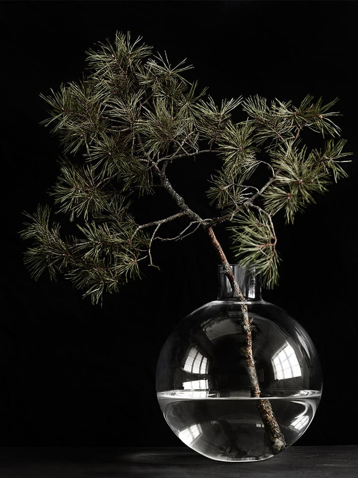 Pallo βάζο, Διαφανές 31 cm Skrufs Glasbruk