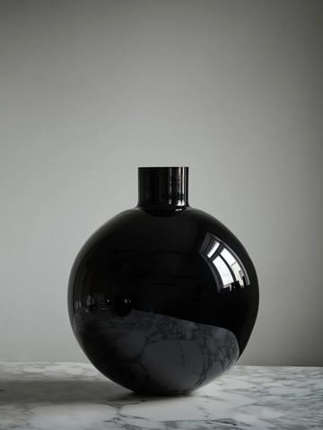 Pallo βάζο - Μαύρο 39 cm - Skrufs Glasbruk
