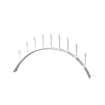 Κηροπήγιο 9 κεριών σε σχήμα τόξου, Spica Bow - Λευκό - SMD Design