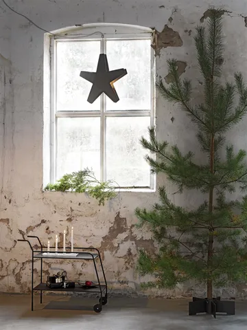 Advent  Αστέρι Χριστουγέννων - Γκρι-γκρι καλώδιο, 60 εκ. - SMD Design