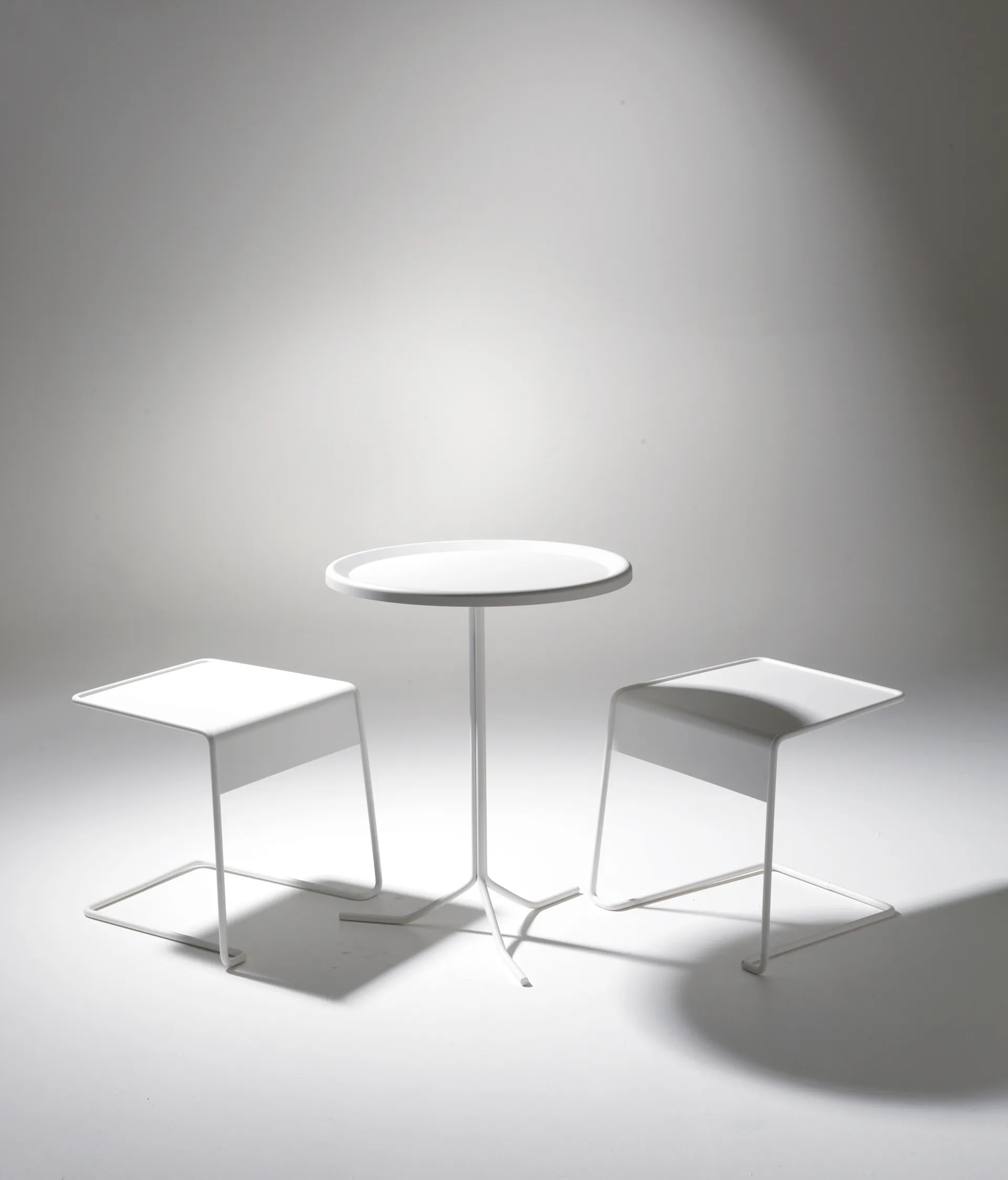 Bong τραπέζι Ø40x72 cm, Λευκό SMD Design