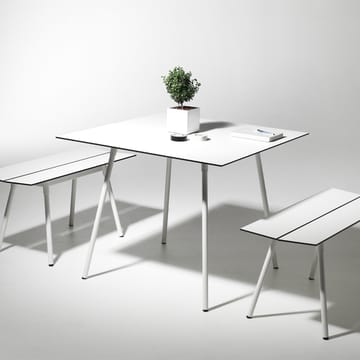 Ορθογώνια τραπεζαρία, Ella - Σκούρο γκρι. 220x90 εκ - SMD Design