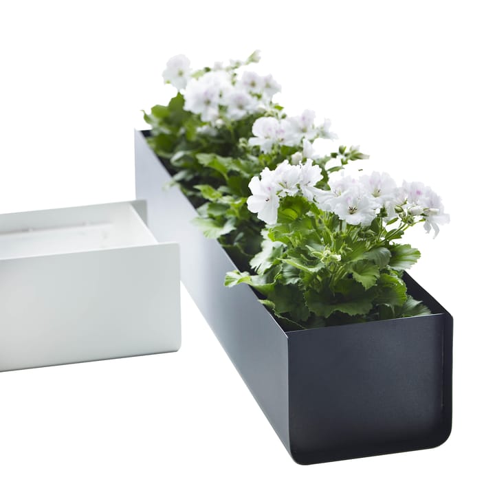 Jorda κουτί μπαλκονιού, Μαύρο 100 cm SMD Design