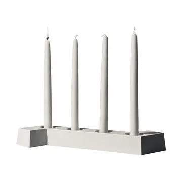 SMD ηλεκτρικός κηροστάτης advent (adventsljusstake) - Λευκό, 4 φώτα - SMD Design