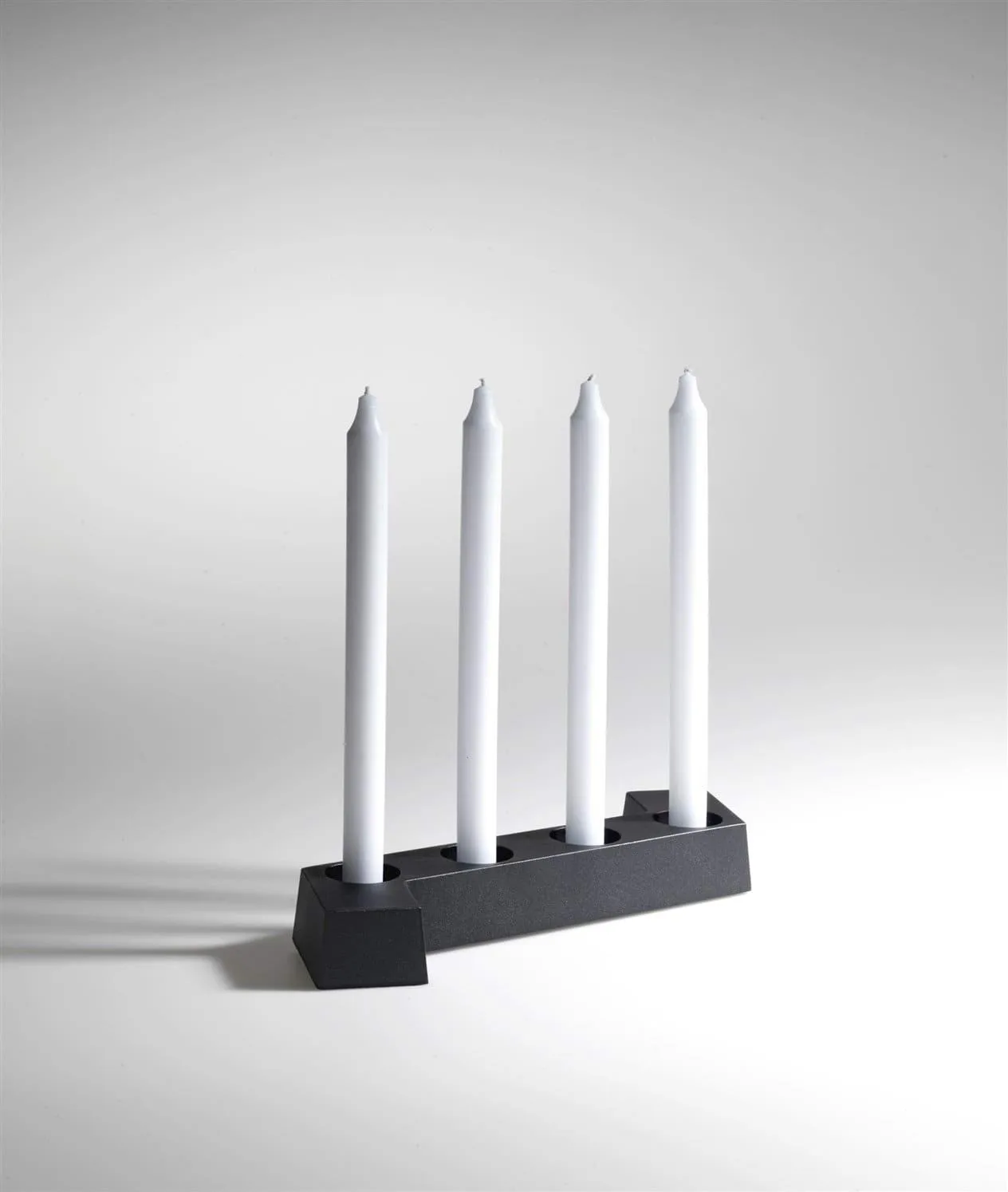 SMD ηλεκτρικός κηροστάτης advent (adventsljusstake), Γκρι, 4 φώτα SMD Design