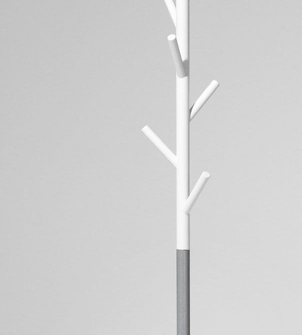 Sticks Καλόγερος ρούχων, Λευκό-ασημί SMD Design