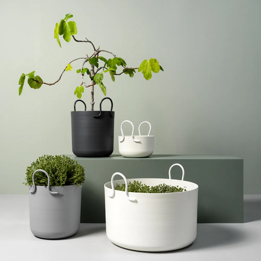 Tivoli 25 γλάστρα, Σκούρο γκρι, Ø25x30 cm SMD Design