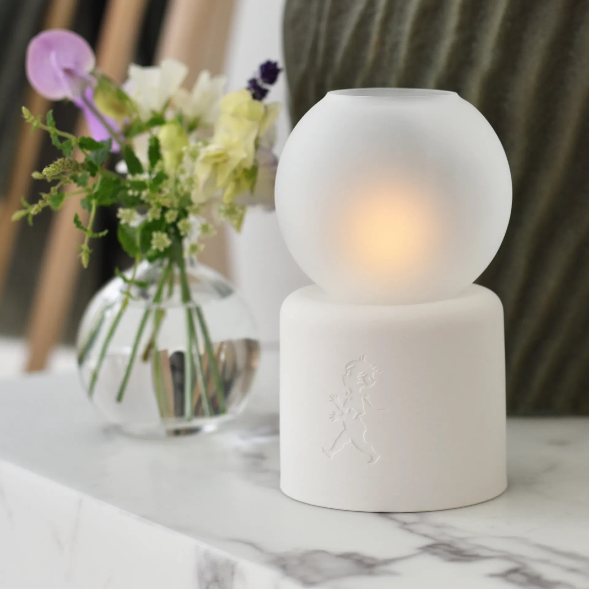 Globe φανάρι ρεσώ Ø9,5x17 cm, Άσπρο Solstickan Design