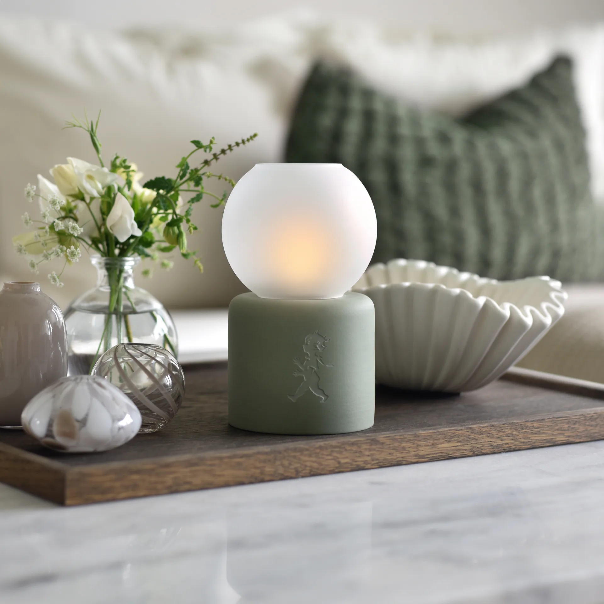 Globe φανάρι ρεσώ Ø9,5x17 cm, Πράσινο Solstickan Design