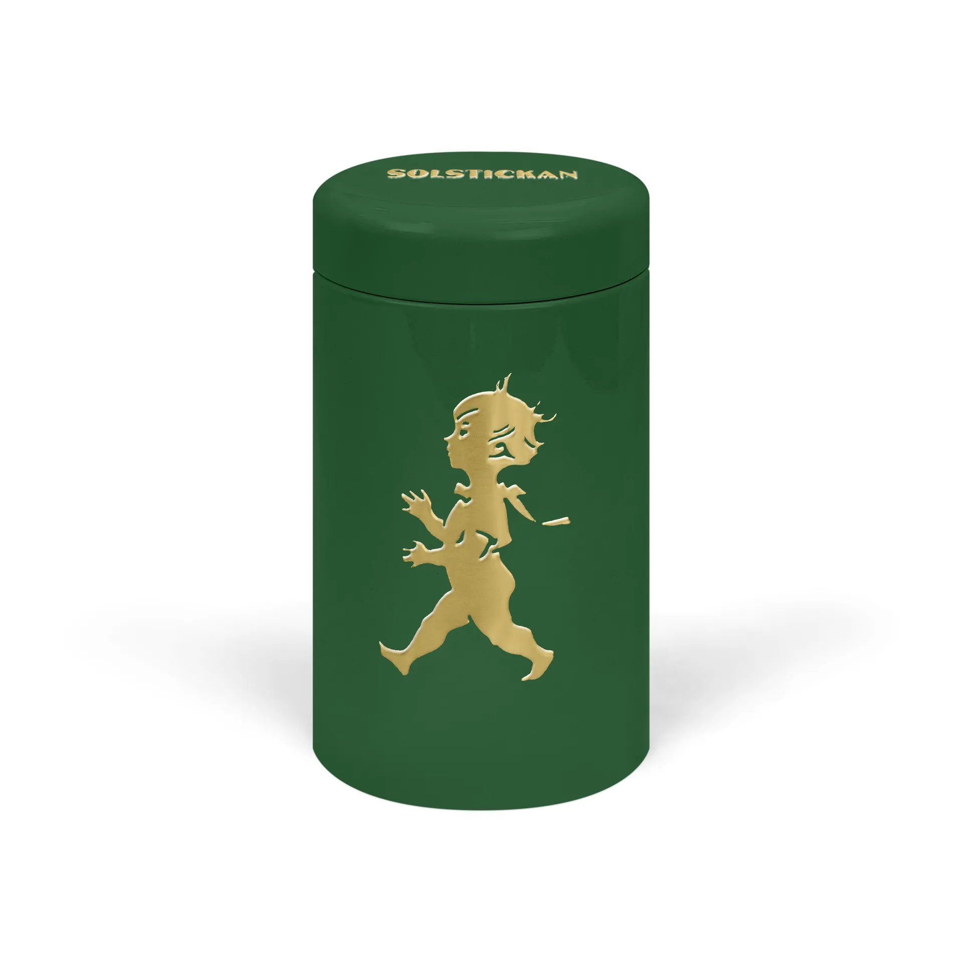 Σωληνάριο σπίρτων Solstickan 100 πακέτα, Πράσινο-χρυσό Solstickan Design