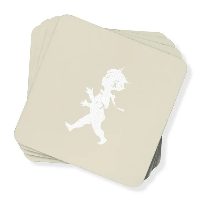 Solstickan γυάλινο σουβέρ 10x10 εκ. 4 τεμάχια - Σαντ - Solstickan Design