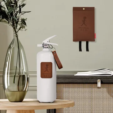 Solstickan κουβέρτα πυρασφάλειας δερμάτινη 120x120 cm - Σκούρο δέρμα - Solstickan Design