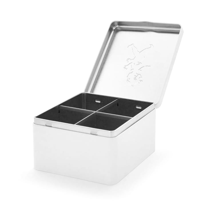 Solstickan κουτί τσαγιού με θήκες 13.6x15.6 εκ. - Λευκό - Solstickan Design