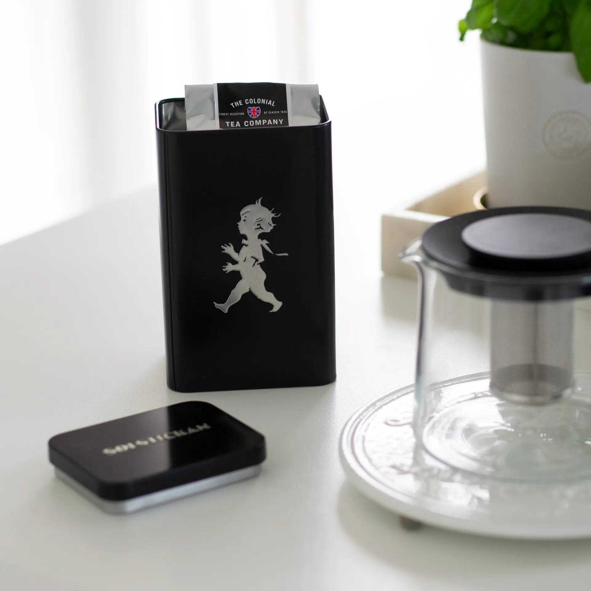 Δοχείο τσαγιού Solstickan 15,2 εκ, Ματ μαύρο Solstickan Design