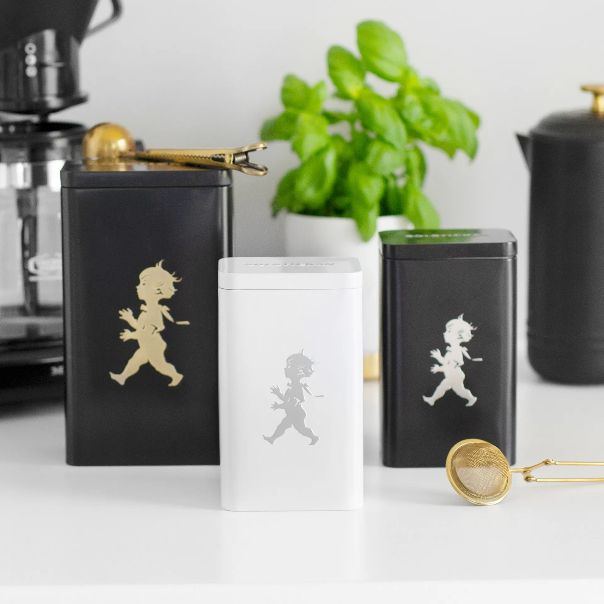 Δοχείο τσαγιού Solstickan 15,2 εκ, Ματ μαύρο Solstickan Design