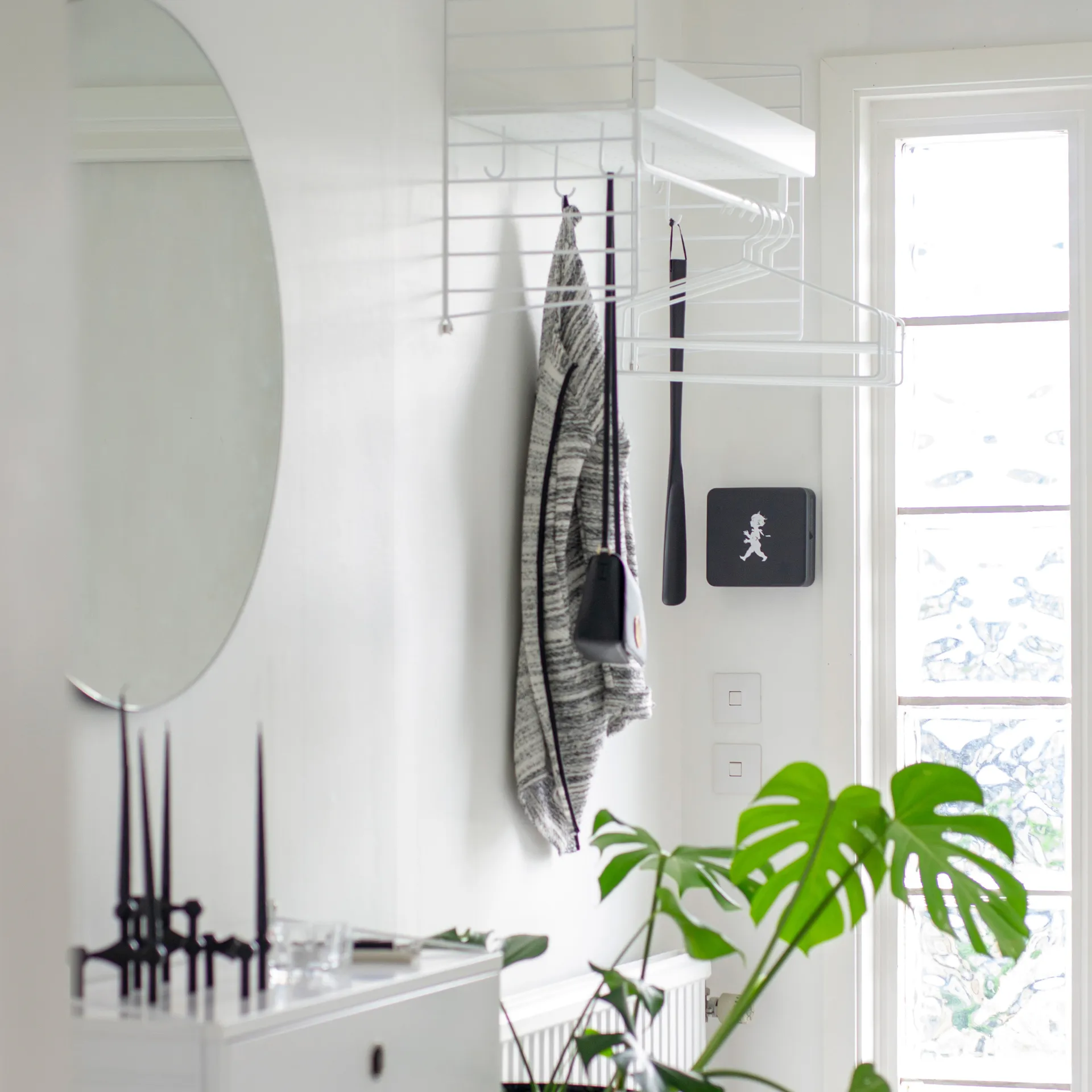 Solstickan ντουλάπι κλειδιών 16x17 εκ., Μαύρο Solstickan Design