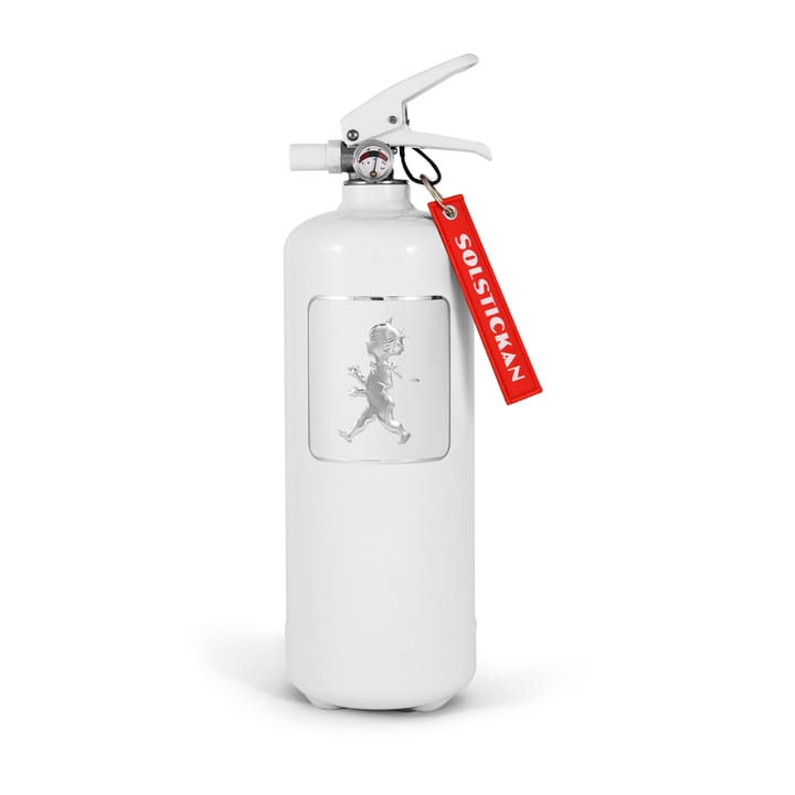 Πυροσβεστήρας Solstickan 2 kg - Άσπρο-ασημένιο - Solstickan Design