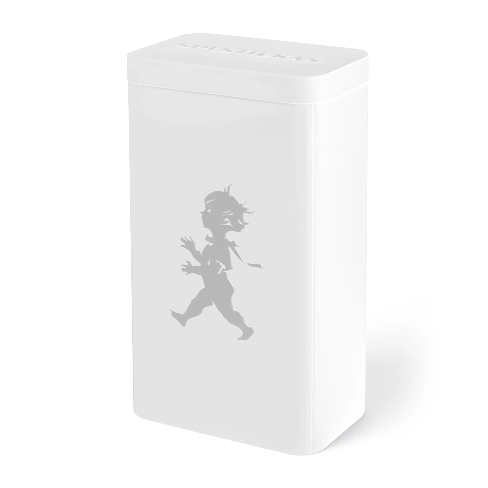 Βαζάκι καφέ Solstickan 20,5 εκ., Άσπρο γυαλιστερό  Solstickan Design