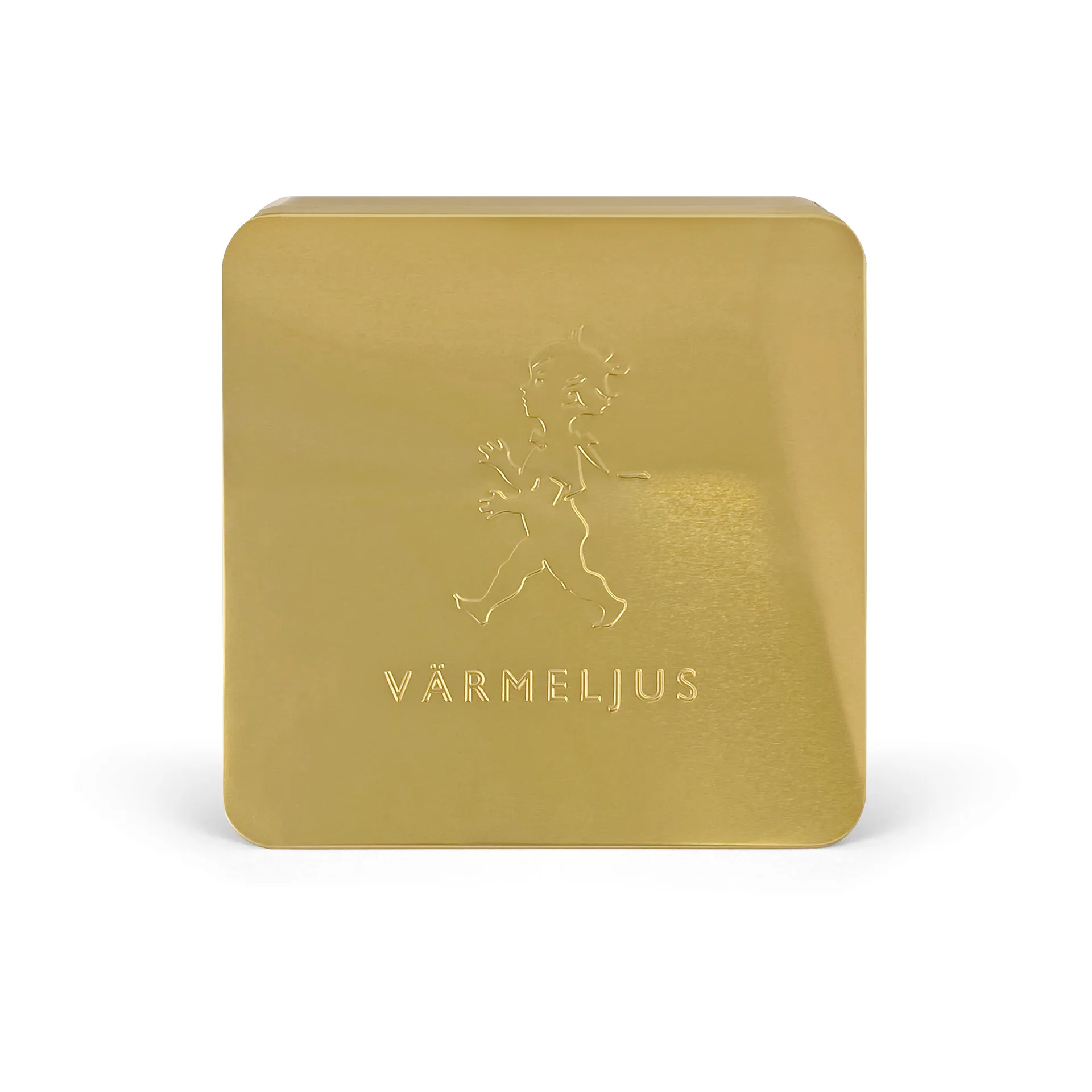 Solstickan κουτί για κεράκια 21x21 εκ., Χρυσό Solstickan Design