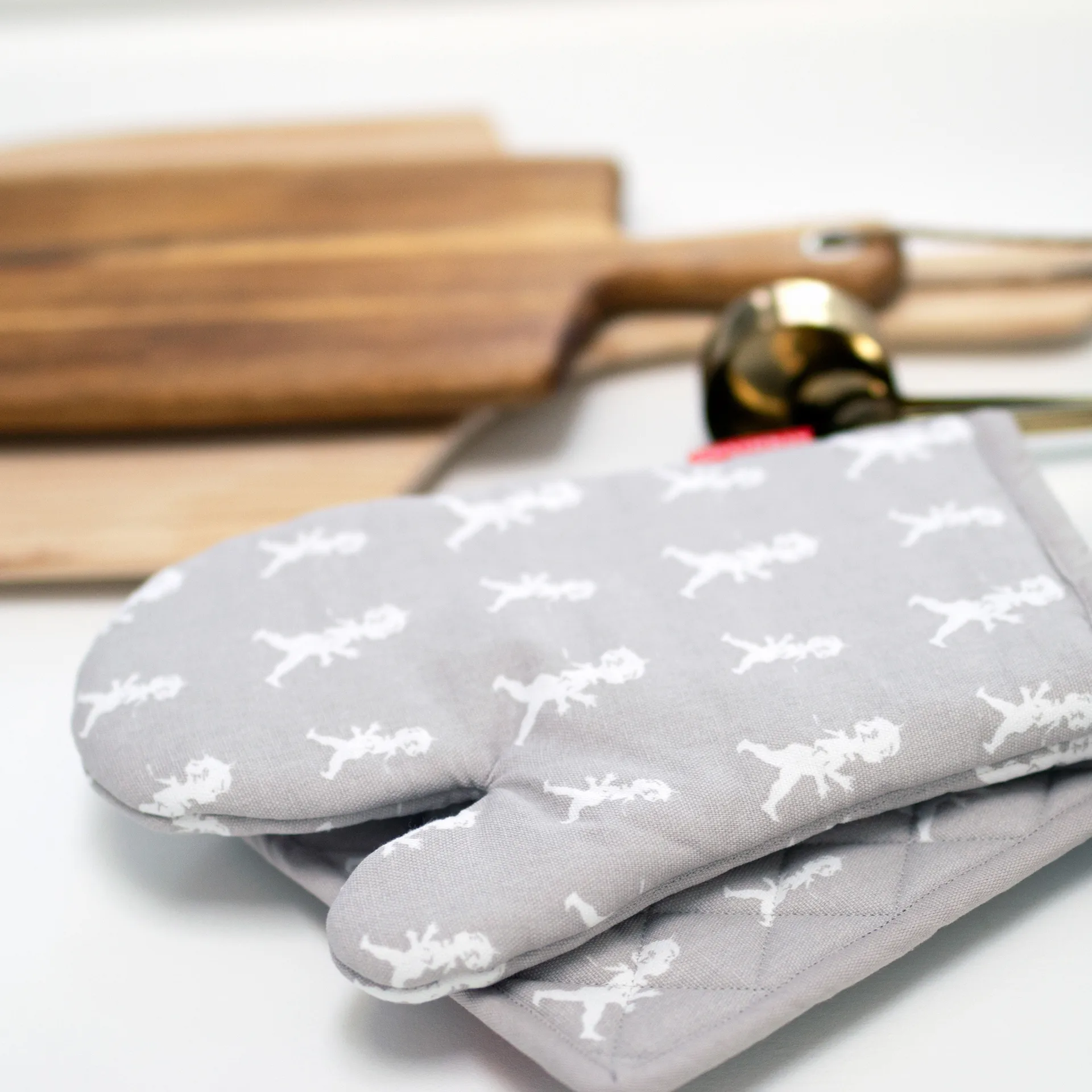 Solstickan γάντι φούρνου 22x30 εκ, Γκρι Solstickan Design