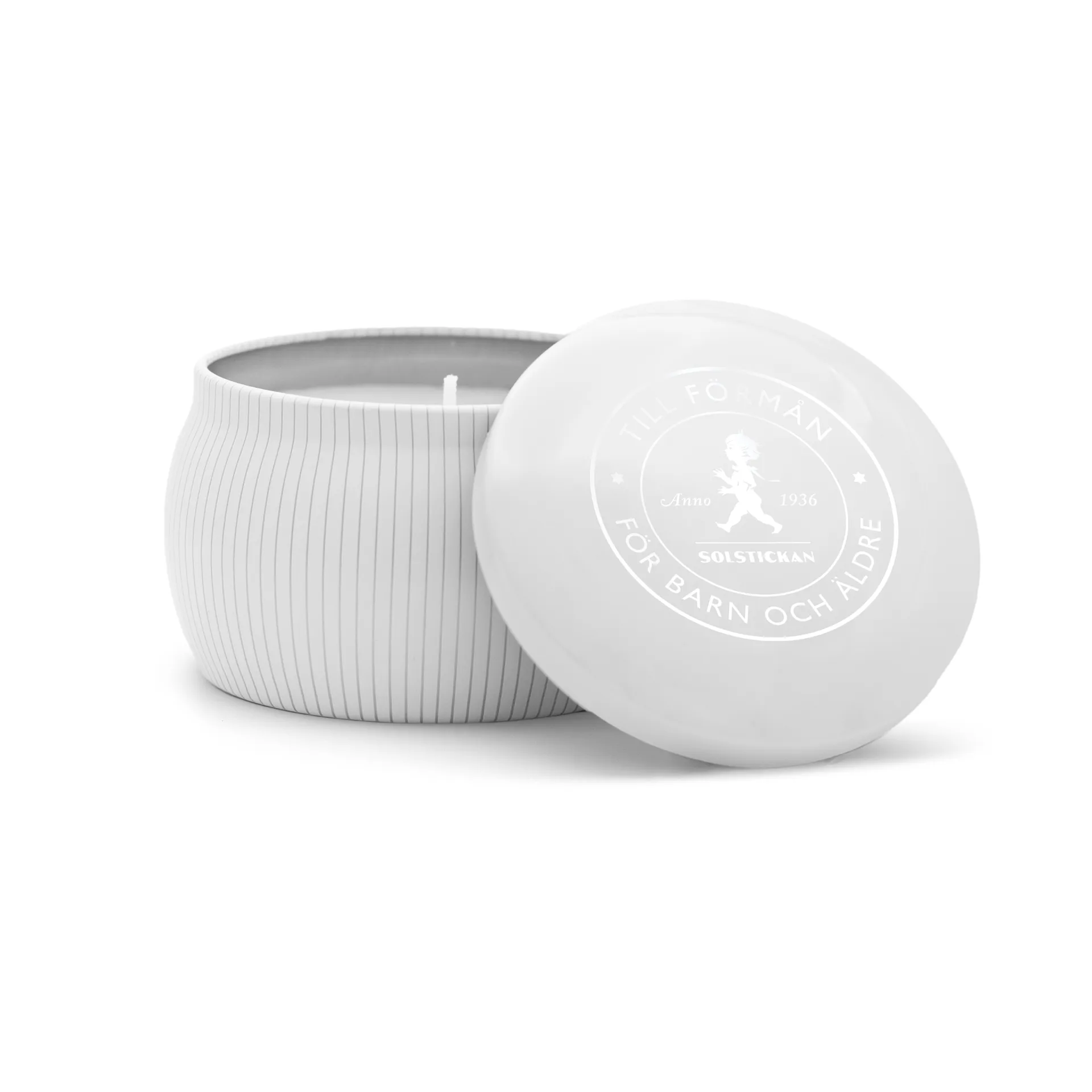 Αρωματικό κερί Solstickan διάρκειας 25 ώρων, Λευκό-ευκάλυπτος Solstickan Design