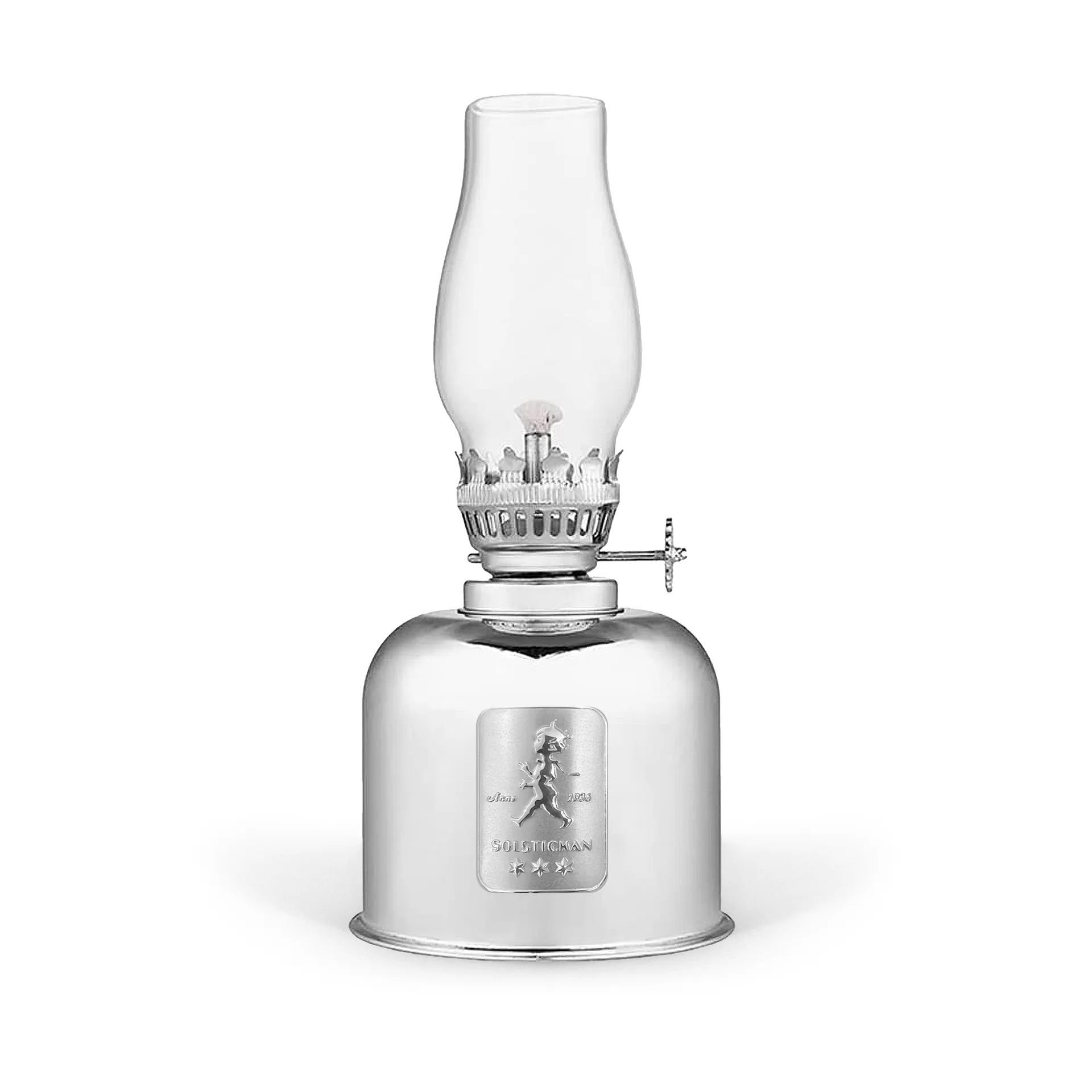 Solstickan λάμπα παραφινέλαιου, Ασημί, Ø8,5x20 cm Solstickan Design