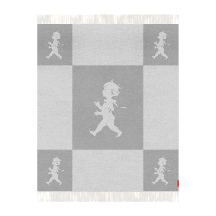 Κουβέρτα Solstickan από μαλλί merino 130x170 cm - Light-grey - Solstickan Design