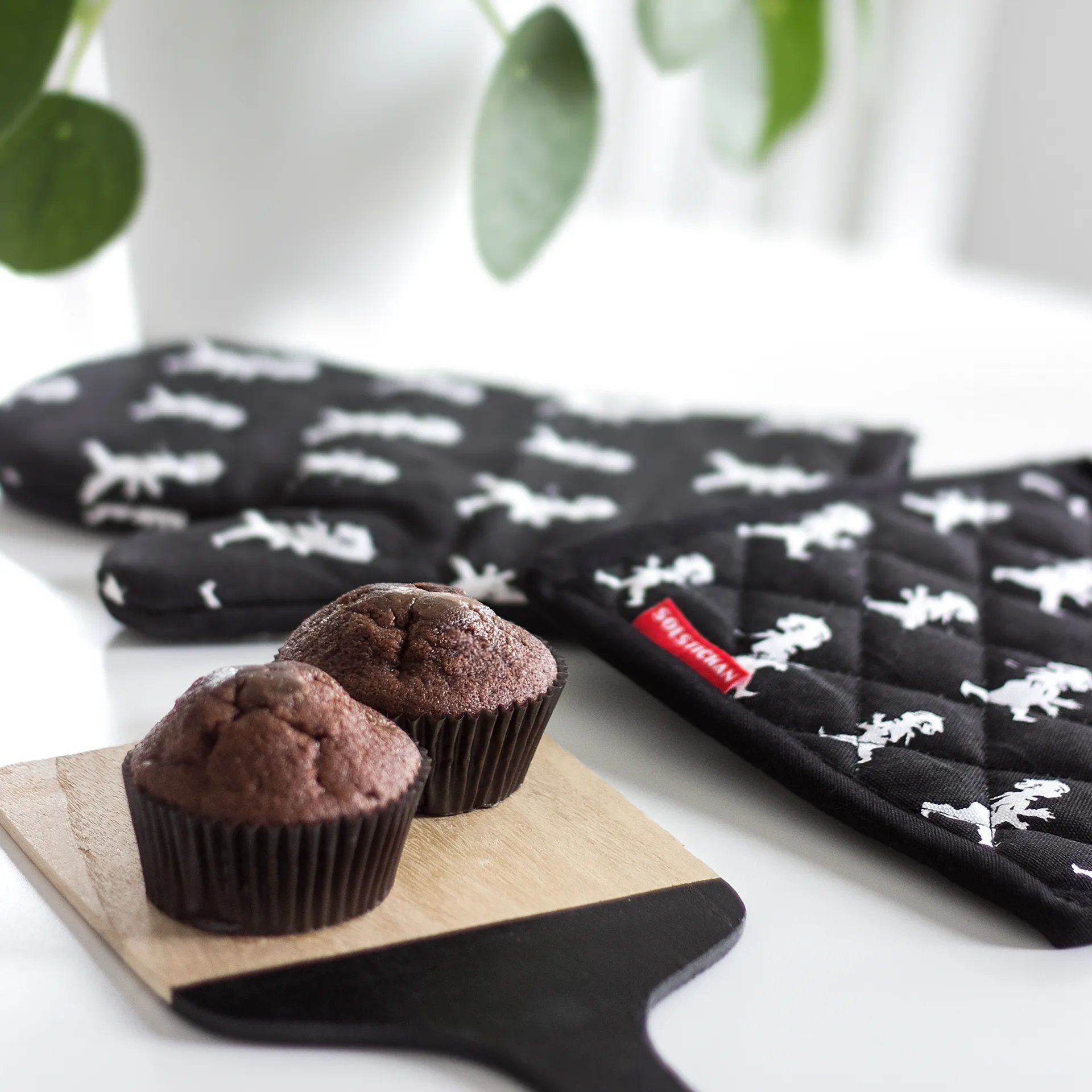 Solstickan potholder 22x22 cm, Μαύρο Solstickan Design