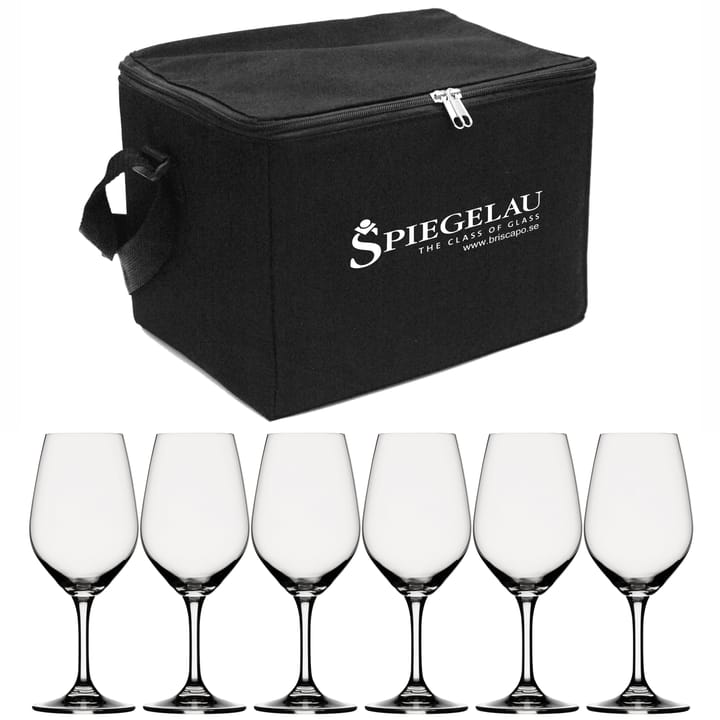 Expert τσάντα μαύρη με 6 ποτήρια κρασιού - διαφανές - Spiegelau