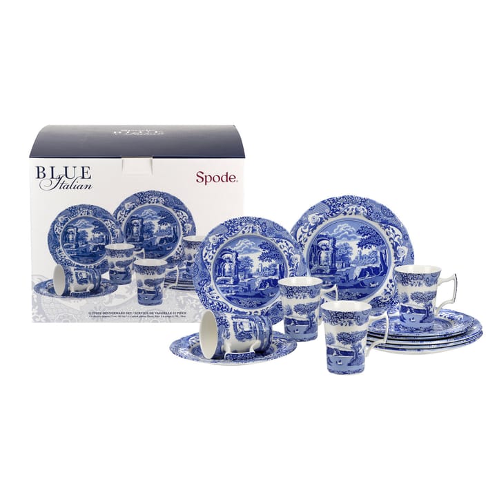 Blue Italian σετ 12 τεμαχίων, 12 τεμάχια Spode