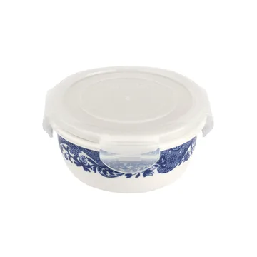Blue Italian βάζο αποθήκευσης με καπάκι - 13 cm - Spode
