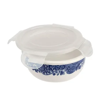 Blue Italian βάζο αποθήκευσης με καπάκι - 13 cm - Spode