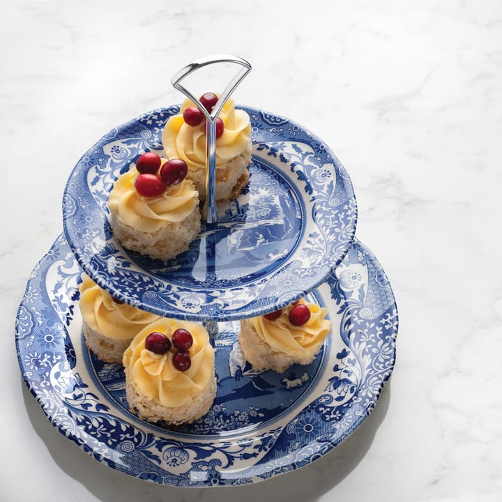 Blue Italian βάση για κέικ 2 επιπέδων, 2 επιπέδων Spode