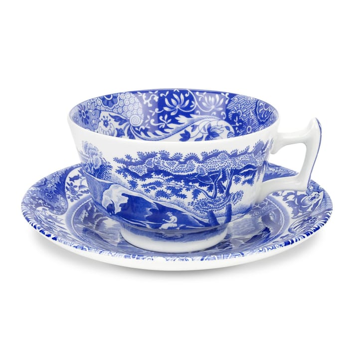 Blue Italian φλιτζάνι τσαγιού και πιατάκι - 20 cl / 7 oz - Spode