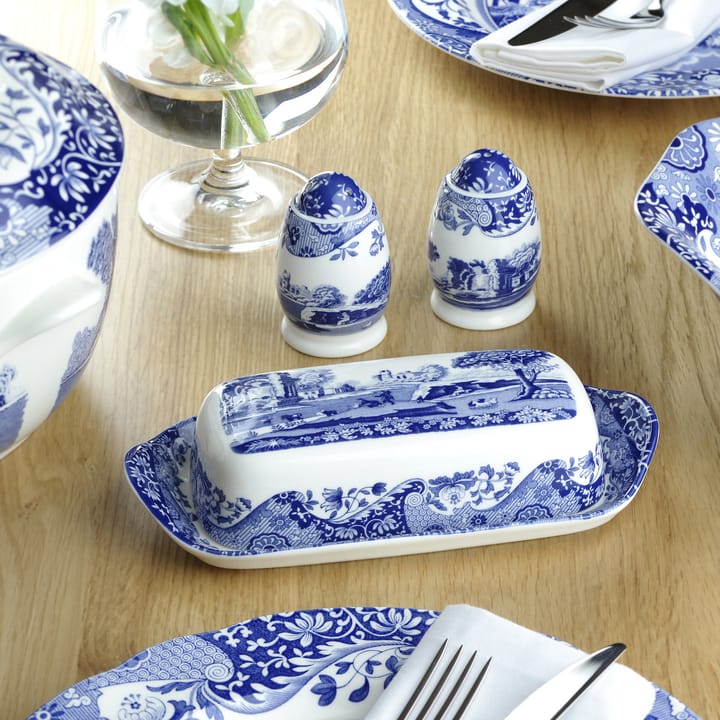 Blue Italian πιάτο βουτύρου, 20 x 10 cm / 8 x 4 ίντσες Spode