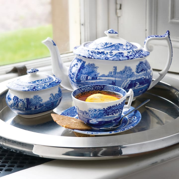 Blue Italian φλιτζάνι και πιατάκι πρωινού, 28 cl / 10 oz Spode