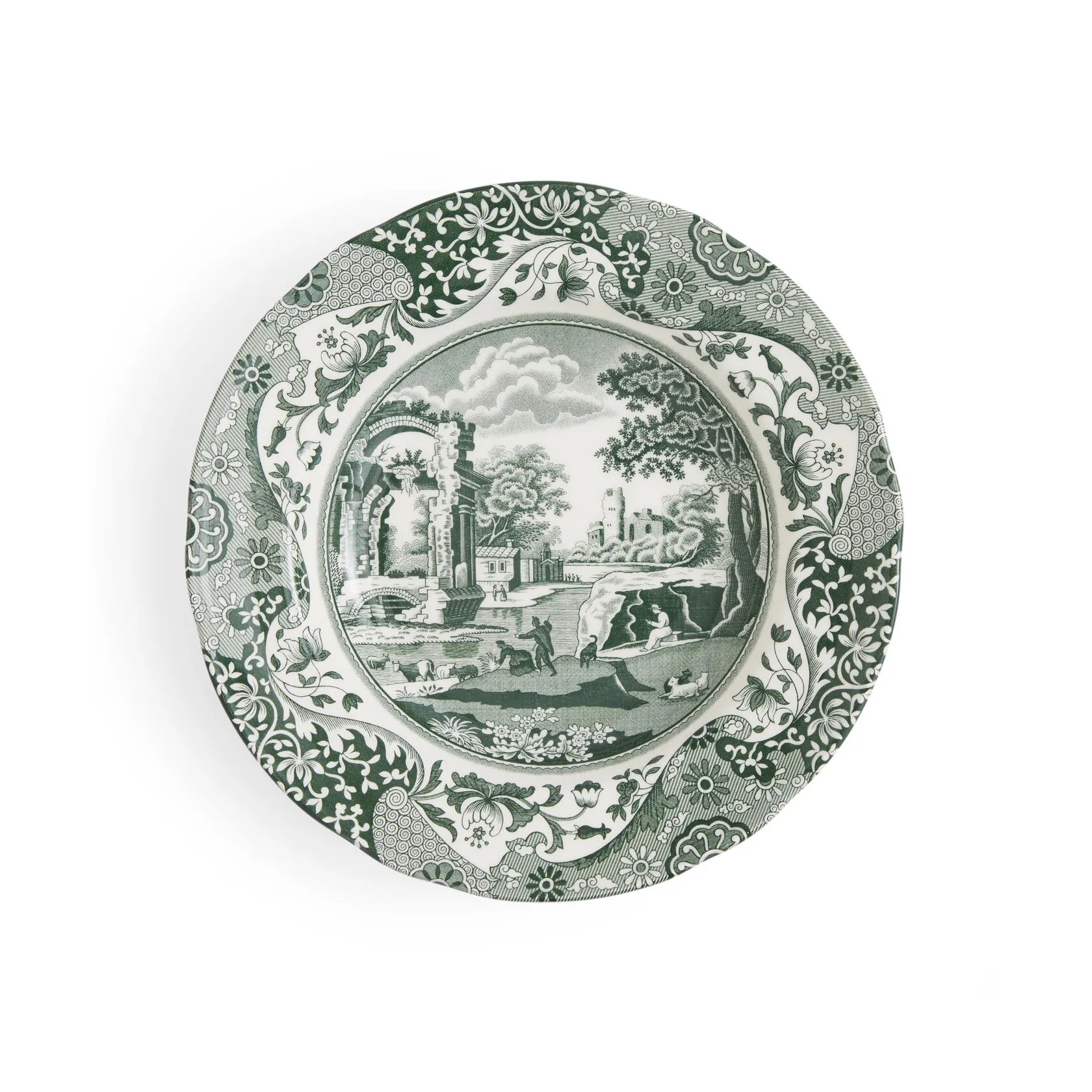 Heritage Green Italian βαθύ πιάτο, Πράσινο, Ø23 εκ. Spode