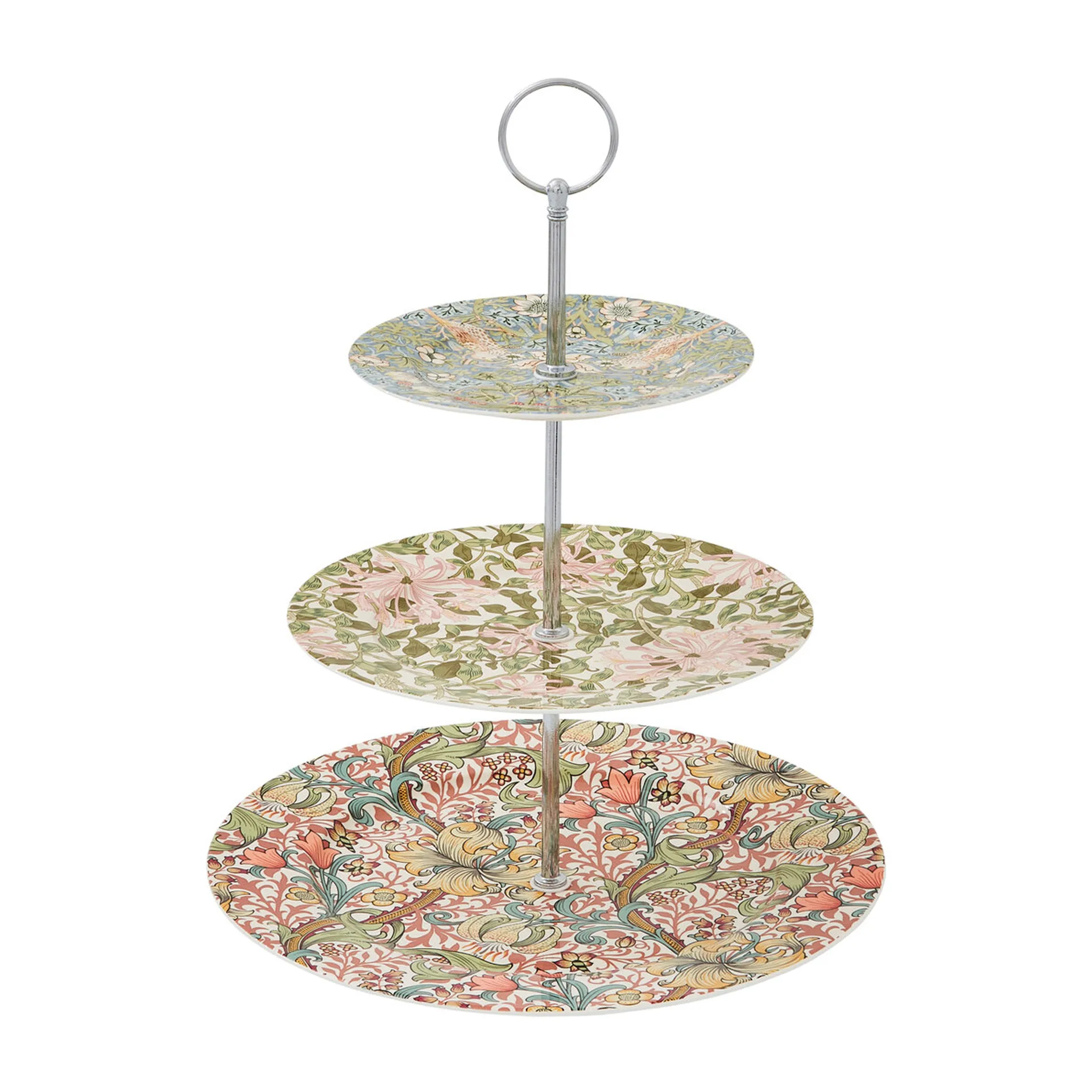 Morris & Co. βάση κέικ 3 επιπέδων 35,5 cm, Πολύχρωμο Spode